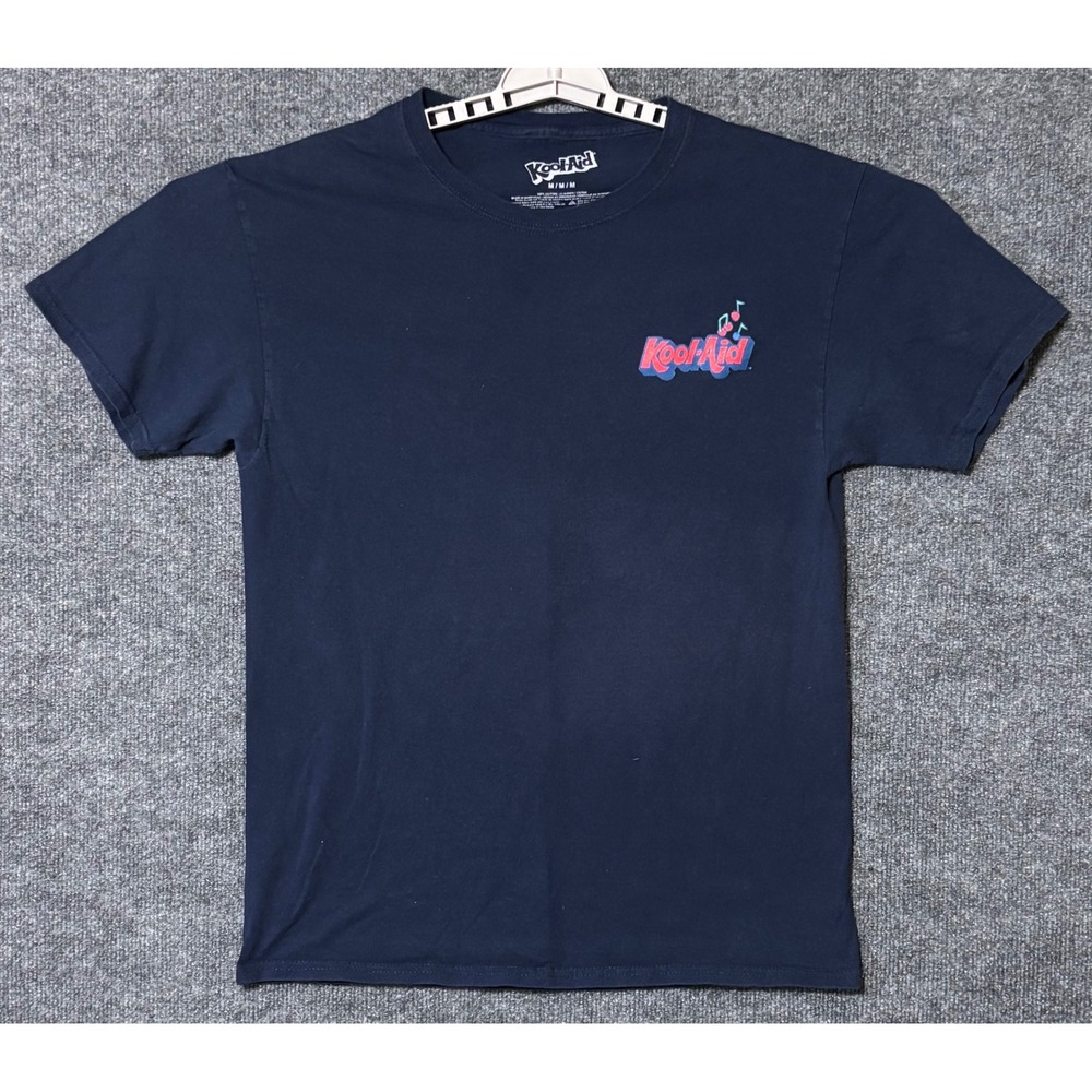 Kool-Aid Mens Medium T-Shirt Navy Retro Jammers Graphic